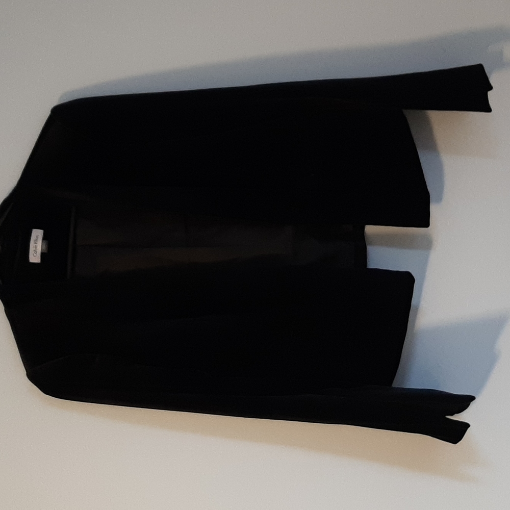 Black VELVET  Calvin Klein blazer, size Small